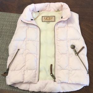 Girls pink vest